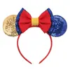 Diadema Tema Star Wars Lentejuelas Moño Accesorios para el Cabello Mickey Fiesta de Halloween Adorno para la Cabeza Nueva Diadema de Lentejuelas