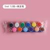 Set de Pintura Acrílica Infantil 12 Colores Muñeco de Yeso Pintado a Mano Tiras de Pintura para Graffiti DIY Venta Directa de Fábrica
