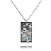 Collar Ghost Blade de anime carbón Zhilang you beans collar del equipo Seven Kill cos metal llavero colgante