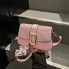 Bolso Pequeño Retro con Textura de Moda para Mujer 2025 Verano Nuevo Estilo Bandolera de Hombro Único Axila Bolso Cuadrado Pequeño Simple y Elegante