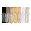 Calcetines de yoga para mujer, de silicona antideslizantes, para deportes de interior, fitness, de algodón, sin hueso, para pilates, venta al por mayor