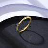 Anel PAG & MAG Minimalista Prata de Lei S925 Anel de Zircônia Micro-incrustado Design de Nicho Simples Anel Único Diamante Ornamento de Mão