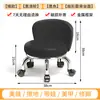 Banqueta Pequena com Rodas Universal Banqueta Baixa Doméstica com Rodinhas Banqueta Redonda Encosto Costura Bonita Banqueta Baixa para Pedicure Crianças Criança Pequena Banqueta Novo Estilo