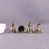 Chaveiro Pingente Sino do Zodíaco em Latão para Homens e Mulheres, Chaveiro de Carro, Pingente de Bolsa, Item de Artesanato