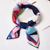 Pañuelo cuadrado pequeño para mujer 50 cm rejuvenecedor Corea del Sur pañuelo pequeño versátil artístico retro chic cinta para el pelo bufanda ins 2020 Nuevo