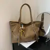 E-commerce Transfronteiriço Mais Vendido Moda Bolsa Tote Grande Capacidade Retrô Para o Trabalho Tendência Outono/Inverno PU Bolsa de Ombro Único Sob o Braço