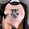 Blusa Térmica de Forro Polar con Bloques de Color y Mangas Largas para Niñas Ropa de Otoño para Niñas Camiseta Cuello Redondo Elegante Ropa Versátil de Otoño/Invierno