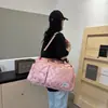 Bolsa deportiva para mujer, bolsa de natación separada para artículos secos y húmedos, bolsa de viaje portátil de gran capacidad para distancias cortas, bolsa de almacenamiento de equipaje de viaje
