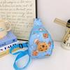 Bolsa de Pecho de Moda Infantil 2025 Nueva para Niños y Niñas Estampado de Dibujos Animados Hombro Casual para Exteriores Capibara Muñeco Bolso Bandolera