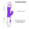 Masturbación femenina 30 frecuencias vibración pequeña concepción artística doble vibración simulación silicona vibrador eléctrico juguetes sexuales para adultos