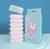 Mini Lenços Umedecidos Descartáveis para Mãos e Boca de Bebê Portátil Removíveis Lenços de Limpeza Pacote Pequeno Higiênico Lenços de Bebê