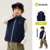 [Reversible] Chaleco Infantil Dudu, Resistente al Agua, Chaleco de Invierno para Niñas, Top para Bebé Niña, Chaqueta sin Mangas de Otoño e Invierno