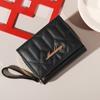 Cartera Coreana Nueva para Mujer Explosiones Transfronterizas Bolso Corto Triple para Mujer Moda Todo Combinable Monedero