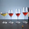 Atacado do Fabricante Taça de Vinho Hotel Bar Ktv Taça Material Branco Alto Vidro Transparente Requintado Taça de Vinho Tinto