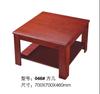 Nova Mesa de Centro Estilo Chinês Mesa de Jantar Uso Duplo Doméstico Madeira Maciça Mesa de Chá Mesa de Chá Criativa Moderna Mesa de Centro Simples para Escritório Mesa Quadrada