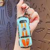 Criativo desenho animado retro Beetle volta carro chaveiro bolsa pingente carro chaveiro pingente presente atacado