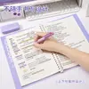 Cuaderno de hojas sueltas de color verdadero B5, cuaderno desmontable que no lastima la mano, bloc de notas rayado en cuadrícula, diario recargable, venta al por mayor