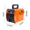ZX7-255L Portátil Tensão Dupla 220V380V Máquina de Solda DC Totalmente Automática Soldador de Grau Industrial Atacado