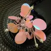 Coreia do Sul Mesmo Estilo Flor de Lantejoula Flor de Sapato Brilho Diamante Miçanga Feita à Mão Estilo Coreano Doce Alto Senso Flor Decorativa para Sapato Joia de Sapato