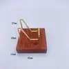 Suporte de Exibição para Espécimes Minerais, Pedras de Cristal Bruto, Suporte de Armazenamento de Pedras Únicas com Base de Madeira, Suporte para Salão de Exposição, Base de Madeira Maciça