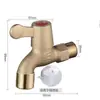 Grifo para Lavadora, Grifo de Agua Corriente, Una Entrada y Dos Salidas, Antihielo para Exteriores, Antirrobo, Conector de Agua Doméstico de 1/2 Pulgada y 3/4 Pulgada