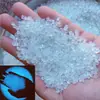 Grava de Fondo para Acuario de Peces de 4 mm Fluorita Suministro Transfronterizo de Fábrica Partículas Fluorescentes Jardín Micro-Paisaje Pequeña Arena que Brilla en la Oscuridad