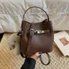 Bolsos de Mujer de Moda Transfronterizos Más Vendidos 2026 Nuevo Estilo Bolso Cubo Súper Popular Bolso de Hombro Cruzado Versátil y Elegante