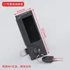 WT Wangtong 1506 Juego de Cerradura de Manija para Gabinete de Mochila Cerradura de Manija de Combinación Cerradura para Archivos Cilindro de Cerradura Manija de Plástico