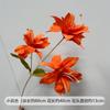 Boda Flores Artificiales Naranja Flores de Seda Boda Naranja Material de Flores Fondo de Pared Mesa Guía de Camino Arte Floral Decorativo