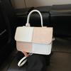 Bolsa de design de nicho feminina 2025, nova moda de ponta, bolsa transversal de ombro para viagem, pequena bolsa quadrada portátil
