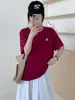 Camiseta de Algodón Copo de Nieve de Fábrica Original, Dropshipping de una Pieza, Cuello Redondo, Adelgazante, Versátil, Manga Corta, Verano, Suministro de Tienda Física Shisanxing