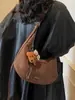Bolso Bandolera Retro de Nicho Bolso Dumpling para Mujer 2025 Invierno Nuevo Estilo Lujo Accesible Simple Bolso Versátil de Hombro Cruzado