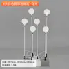 Adereços de Casamento Luzes Decoração de Pátio Interno Externo Luzes de Estrela com Plugue no Chão Decoração de Salão de Casamento Marcadores de Caminho Iluminados Nenhum
