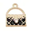 Accesorios de Joyería Estilo Chanel Transfronterizos DIY Europeos y Americanos, Pulseras, Collares y Colgantes de Aleación Esmaltada Incrustados con Diamantes