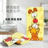 Toalla de baño de gato Garfield toalla de dibujos animados toalla de natación secado rápido absorbente toalla deportiva fitness toalla de playa impresa de microfibra