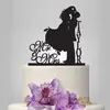 Hoja para Pastel de Boda Acrílica Personalizada Tarjeta para Pastel Beso Hoja para Pastel Decoración Curva Hermosa para Pastel