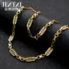 Ventas Directas de Fábrica Amazon Aliexpress Tendencia de Moda Europea y Americana Personalizado Acero Inoxidable Joyería de Collar para Hombre Venta al por Mayor