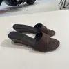Sandalias de Cuña, Chanclas Sencillas de Punta Abierta, Sandalias de Verano para Mujer, Versátil Retro Francés Nuevo Diseño