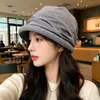Sombrero de Pescador Plegado Estilo Coreano de Alta Calidad para Mujer, Moda Primavera y Otoño Versátil Protección Solar Sombrero Postparto, Sombrero Holgado, Sombrero Retorcido, Hace que la Cara Parezca Más Pequeña