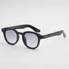 Gafas de sol para mujer de estilo coreano, modernas, lisas, con montura ovalada artística, bloqueo de luz azul, con detalles de remaches, gafas modernas sin graduación para hombre