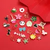 Colgantes de Aleación Esmaltada de Animales y Frutas Mixtos Multicolor Accesorios Accesorios para Joyería DIY Llavero Amuletos