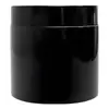 Em estoque Pote Preto Sombreado 200ml Frasco de Creme Frasco de Plástico PET Frasco para Cera de Cabelo Frasco para Máscara Grau Alimentício