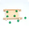 Natural Preferido 7A Ágata Verde Contas Espalhadas DIY Artesanal Pulseira de Cristal Tecida com Contas Acessórios de Colar Material