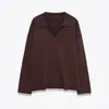 Moda Europea y Americana Transfronteriza Aliexpress Moda Popular Casual Simple Solapa Color Sólido Tejido + Pantalones Rectos Traje