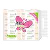 Papel de Tejido Jierou, 3 Capas, 24 Hojas * 10 Paquetes, Pañuelo Facial Cuadrado Pequeño, Papel de Pañuelo 100% Pulpa de Madera Virgen