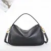 Bolso cosmético de cuero genuino nuevo y moderno para mujer, Bolso de mano y bandolera versátil estilo coreano, Bolso de hombro de piel de vaca natural para mujer