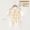 Roupas de bebê recém-nascido macacão de verão algodão enrugado 0-3 meses bebê recém-nascido monge desossado borboleta ha