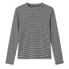 Camisa Base de Acetato de Tencel y Lana para Mujer, Nuevo Top Básico de Cuello Redondo Medio para Otoño/Invierno, Camiseta Básica de Cuello Semi-Alto