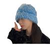 TUshu/Ten un Otoño e Invierno a la Moda ~ Gorro de Pescador de Punto de Color Mezclado Niños Han ins Nicho Retro Sombrero de Lana