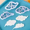 Adorno para Pastel Estilo Chino Nube y Ola, Tendencia Nacional Adorno para Mesa de Postres de Cumpleaños Nube y Ola